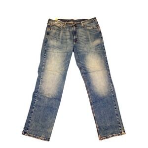 Levi Strauss 541 Athletic Taper Jeans Mens W38 L34 Medium Wash Denim